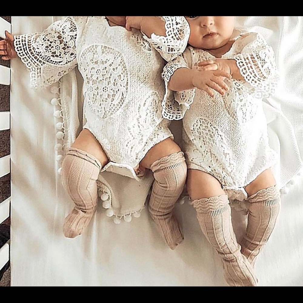 Delicate Baby Lace Romper